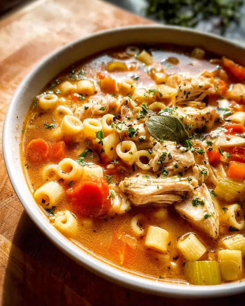 Sicilian Chicken Soup