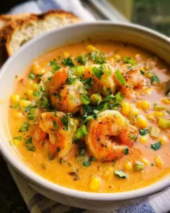 Smooth and Creamy Shrimp and Corn Bisque Recipe