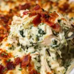 Spinach Artichoke Chicken Casserole