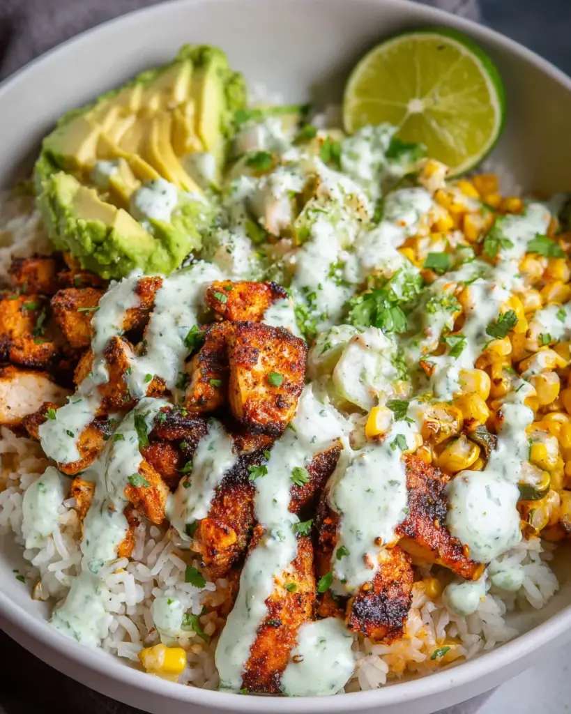 Street Corn Chicken Bowls