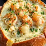Stuffed Seafood Bread Bowl