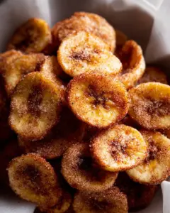 Air Fryer Cinnamon Banana Chips