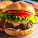 Air Fryer Hamburgers