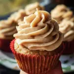 Apple Cider Cupcakes with Spiced Buttercream Frosting