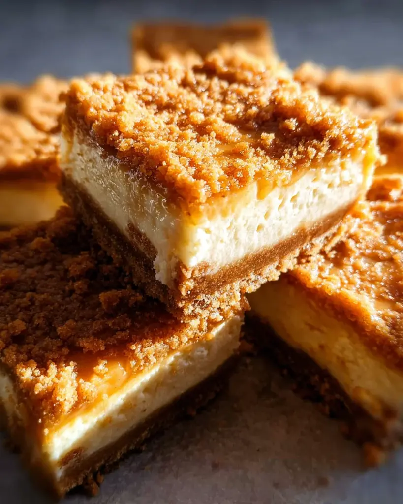 Butterscotch Graham Cracker Cheesecake Bars