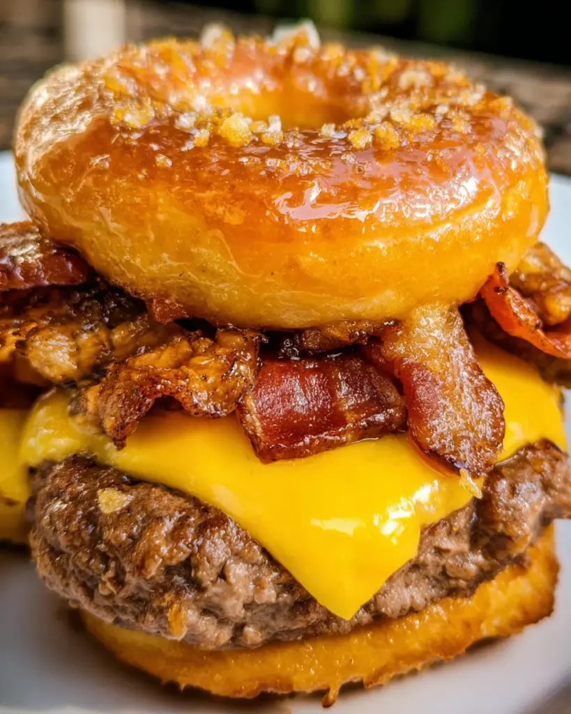 Buttery Glazed Donut Burger