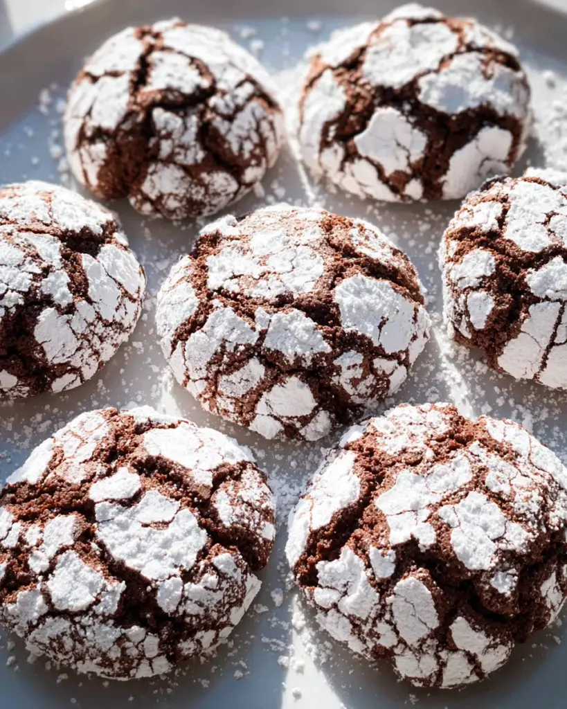 Chocolate Crinkle Cookies Recipe