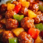 Crock Pot Sweet and Sour Meatballs