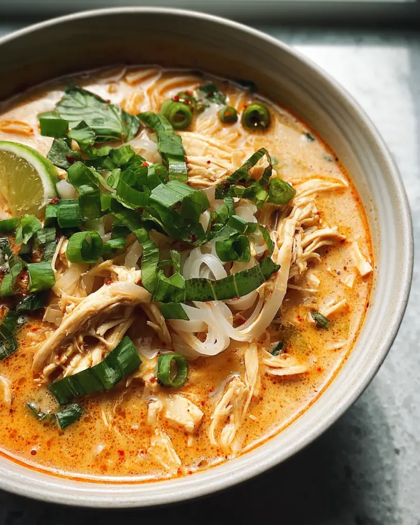 Easy Thai Chicken Curry Soup
