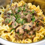 Instant Pot Beef Stroganoff