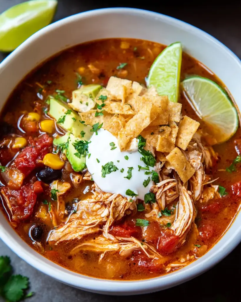 Instant Pot Chicken Tortilla Soup