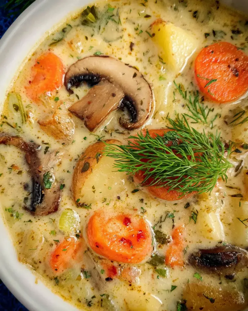 Mushroom Potato Soup