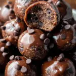 No-Bake Cottage Cheese Brownie Batter Protein Bites
