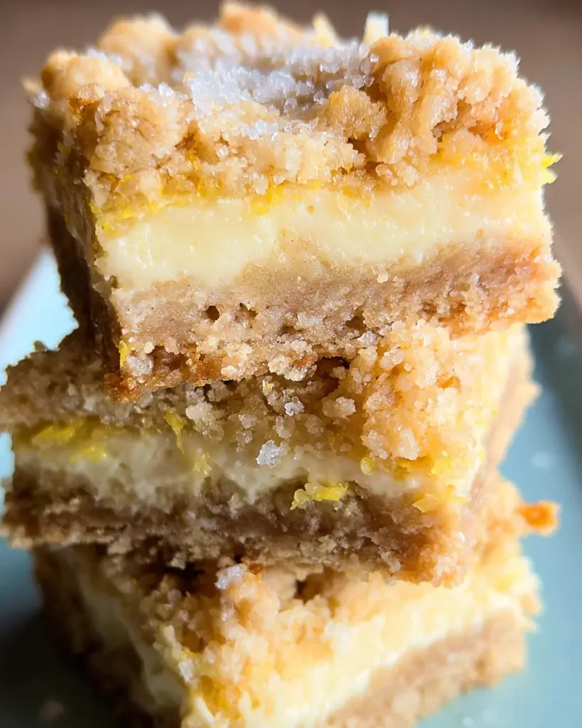 Oatmeal Lemon Cream Bars