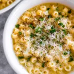 Parmesan Pasta Soup