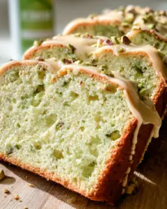 Pistachio Pudding Bread