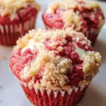 Red Velvet Cream Cheese Muffins