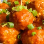 Slow Cooker Buffalo Chicken Meatballs