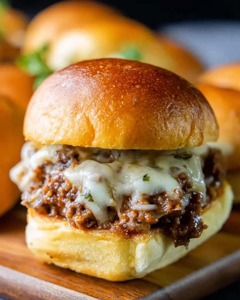 Slow Cooker French Dip Sloppy Joes