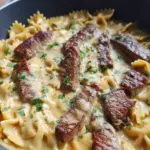 Steak Pasta Alfredo