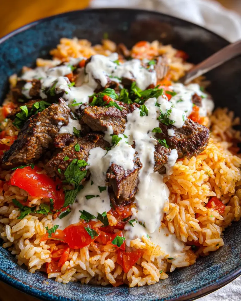 Steak & Queso Rice