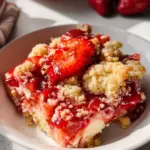Strawberry Cheesecake Dump Cake
