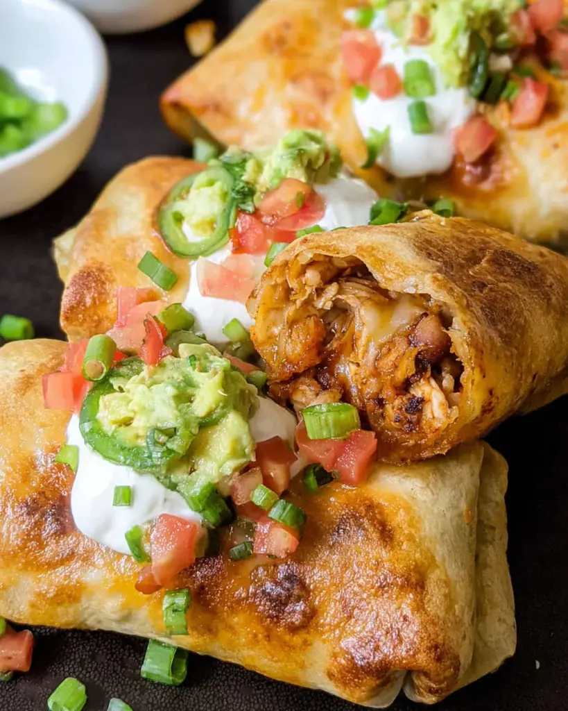 Baked Chicken Chimichanga