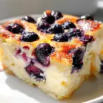 Blueberry Cottage Cheese Breakfast Bake