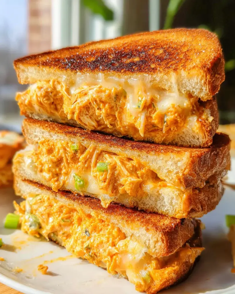 Buffalo Chicken Grilled Cheese