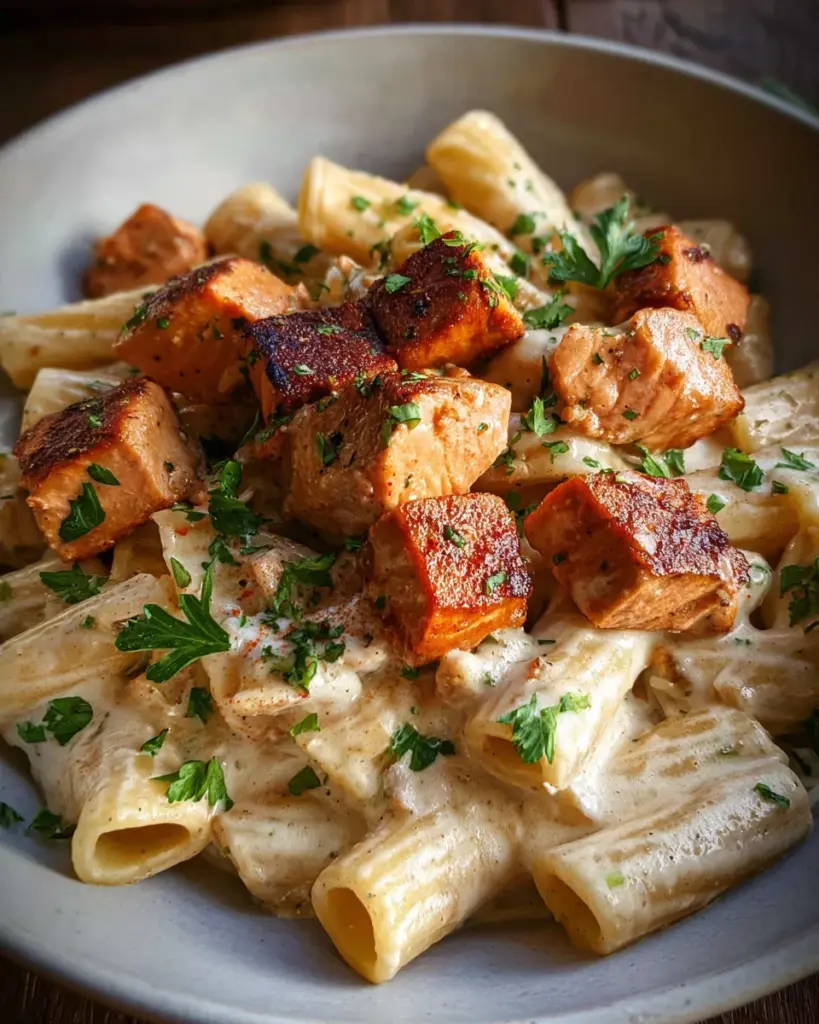 Cajun Salmon Rigatoni