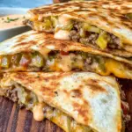 Cheeseburger Quesadillas with Burger Sauce