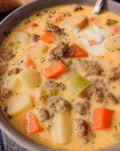 Cheeseburger Soup