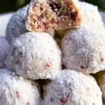 Cherry Snowball Cookies
