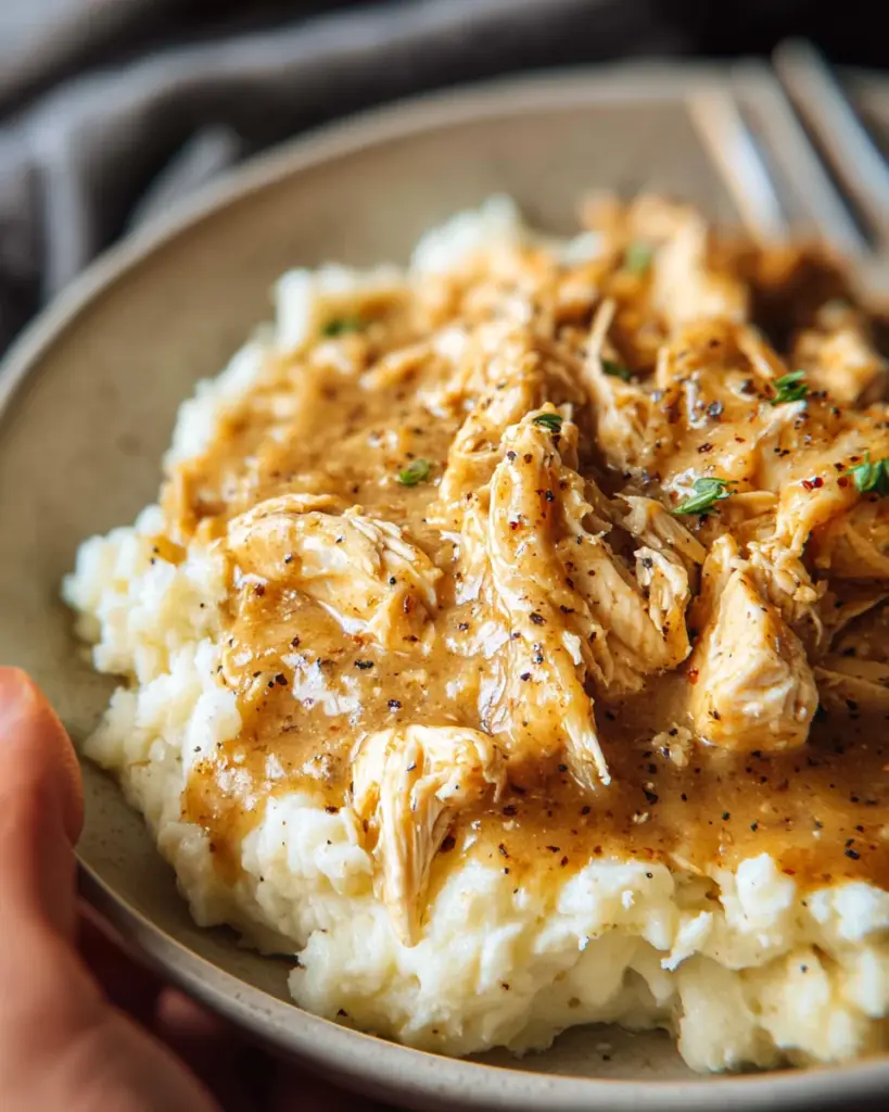 Chicken and Gravy (over mashed potatoes)