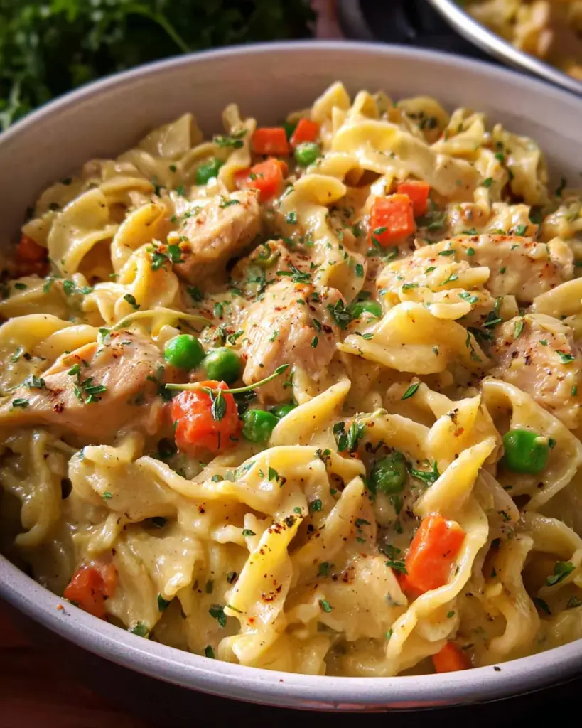 Creamy Chicken Pot Pie Pasta