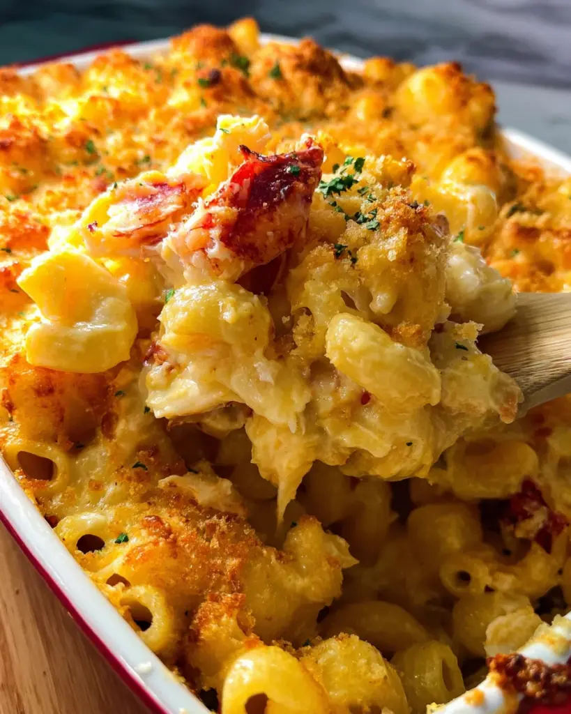 Creamy Lobster Mac and Cheese