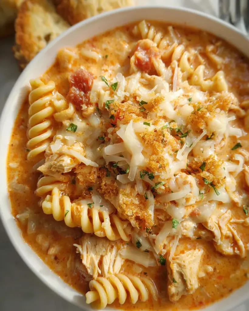 Crockpot Chicken Parmesan Soup Recipe