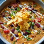 Crockpot Vegetarian Tortilla Soup