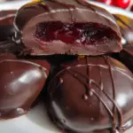 Dark Chocolate Covered Cranberry Sauce Bites
