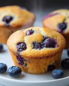 Healthy Blueberry Muffins