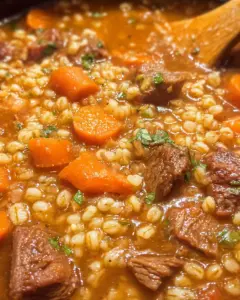 Hearty Beef Barley Soup