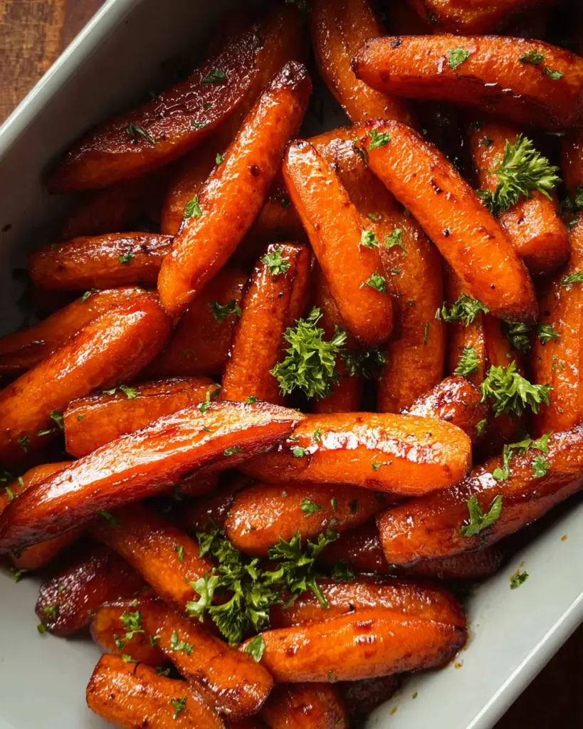 Honey Balsamic Roasted Carrots