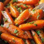 Honey Garlic Roasted Carrots