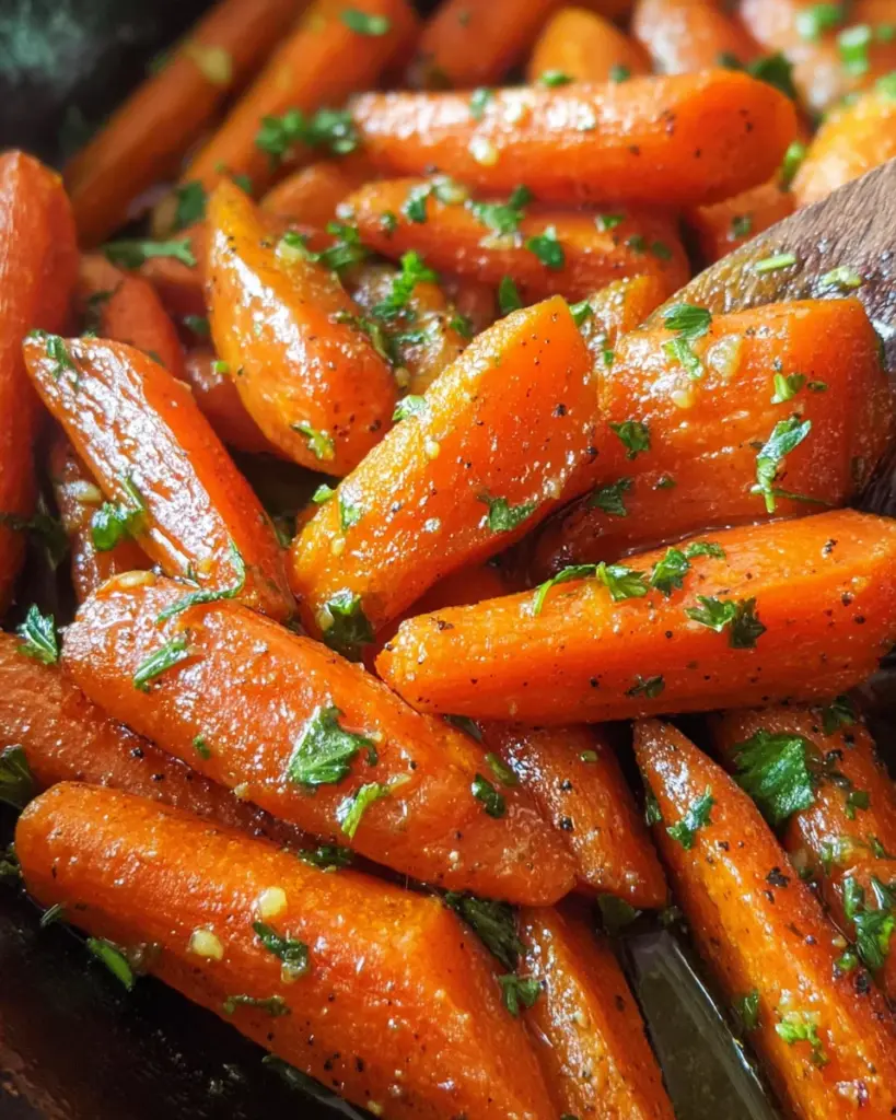 Honey Garlic Roasted Carrots