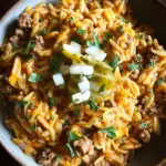 One-Pot Cheeseburger Orzo