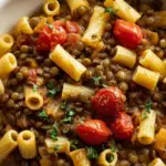 PASTA WITH LENTILS