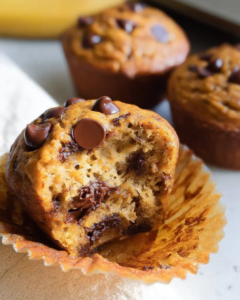 Peanut Butter Banana Muffins