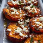 Roasted Sweet Potato Rounds with Honey & Feta