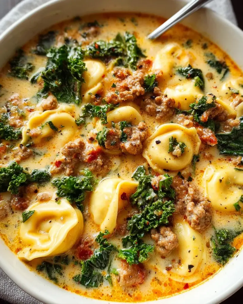 Sausage Tortellini Soup