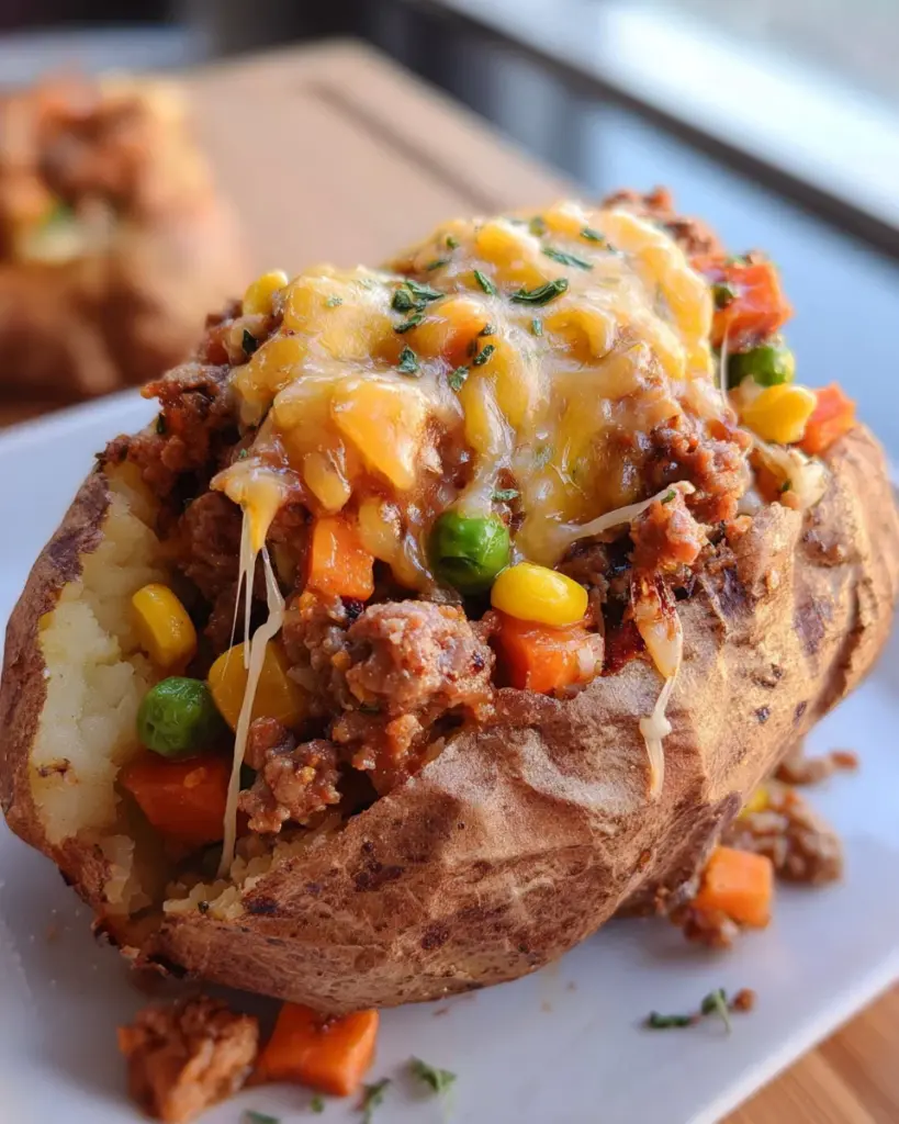 Shepherd's Pie Baked Potatoes